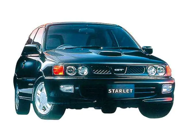 Toyota Starlet (EP82, EP85, NP80) 4 поколение, 2-й рестайлинг, хэтчбек 3 дв. (05.1994 - 11.1995)